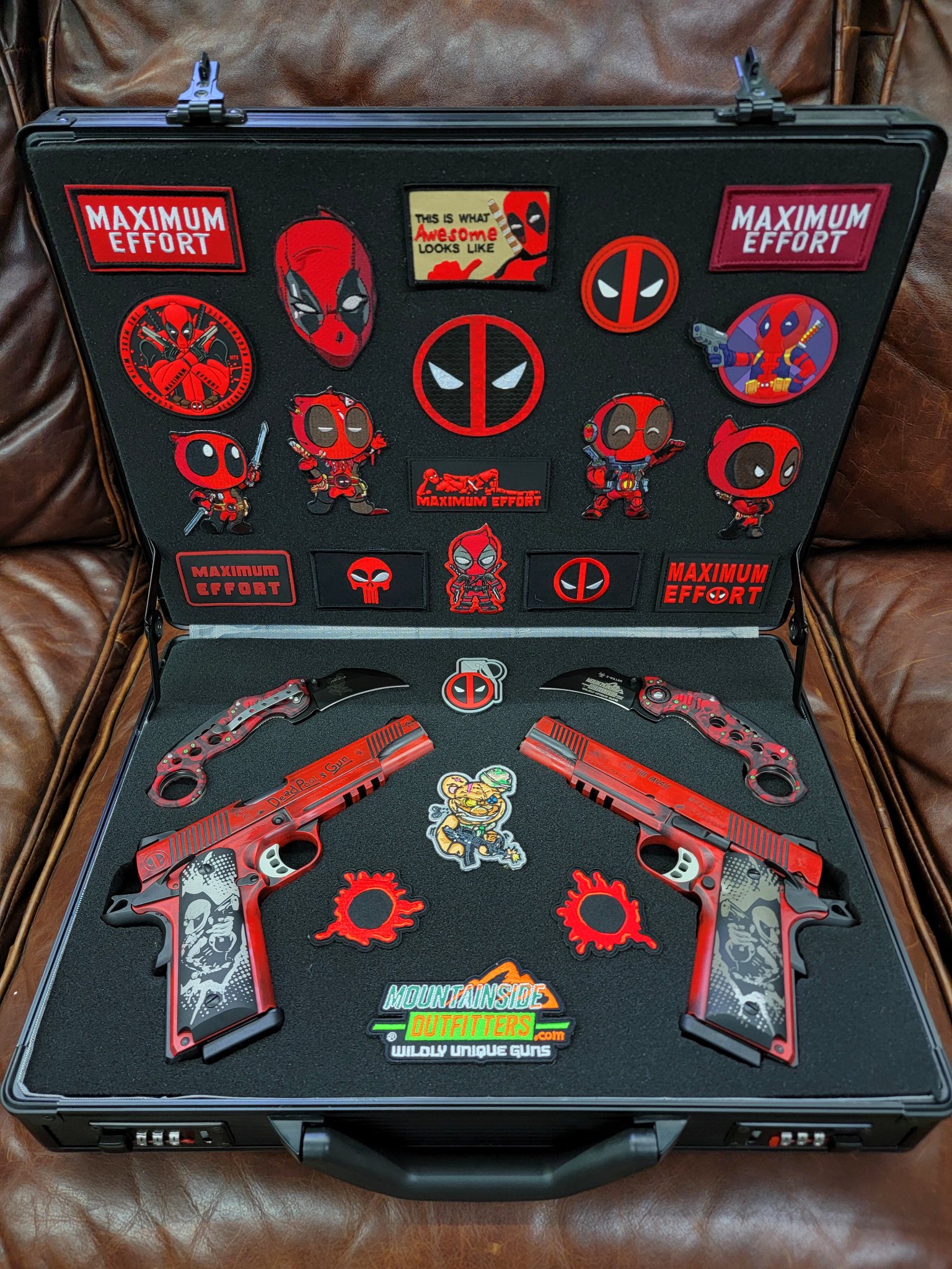 Deadpool 1911 using H-167 and H-146 | Cerakote