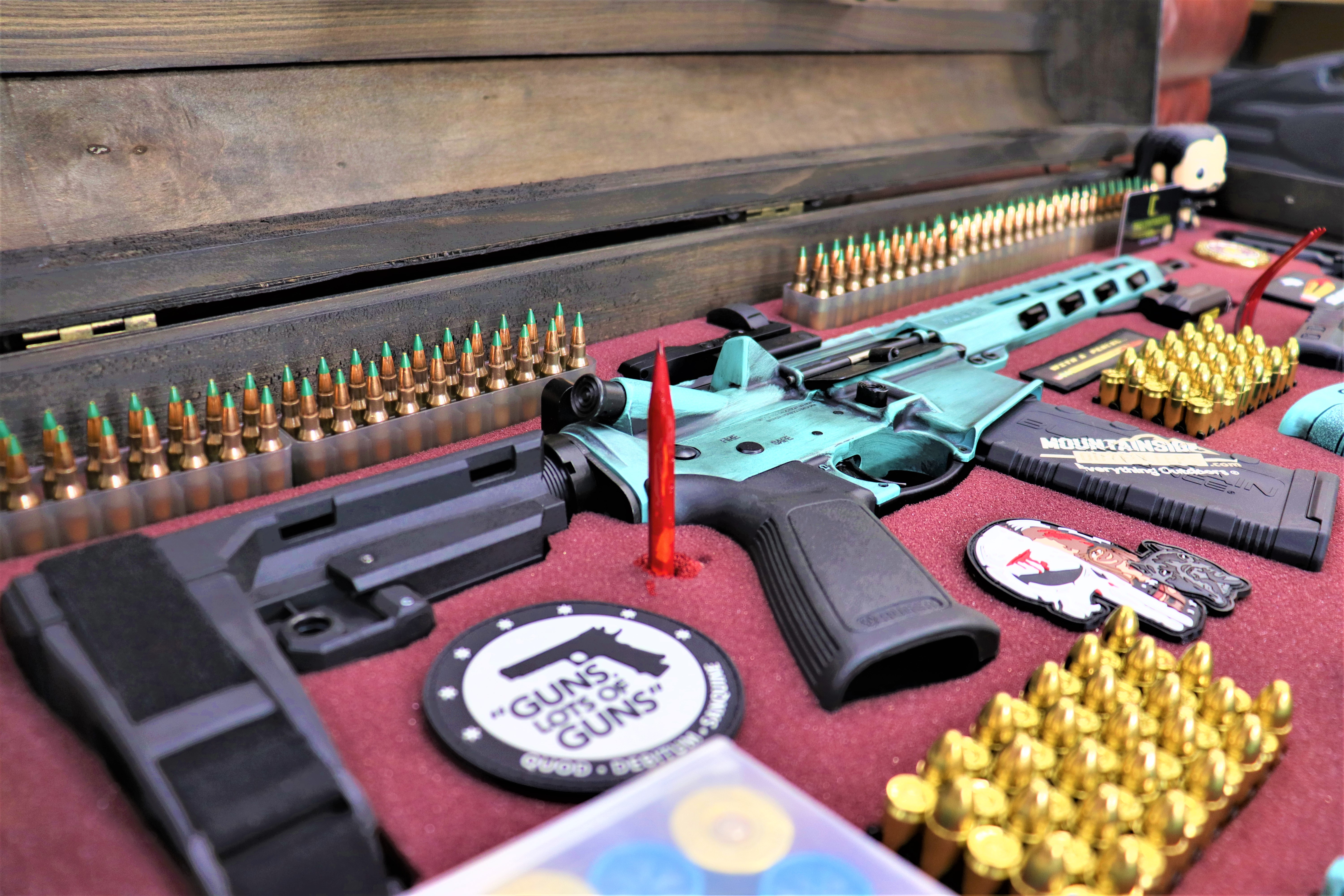 Blue Raspberry Cerakote Cerakote John Wick Theme finished in Stormtrooper White, Blue Raspberry ...