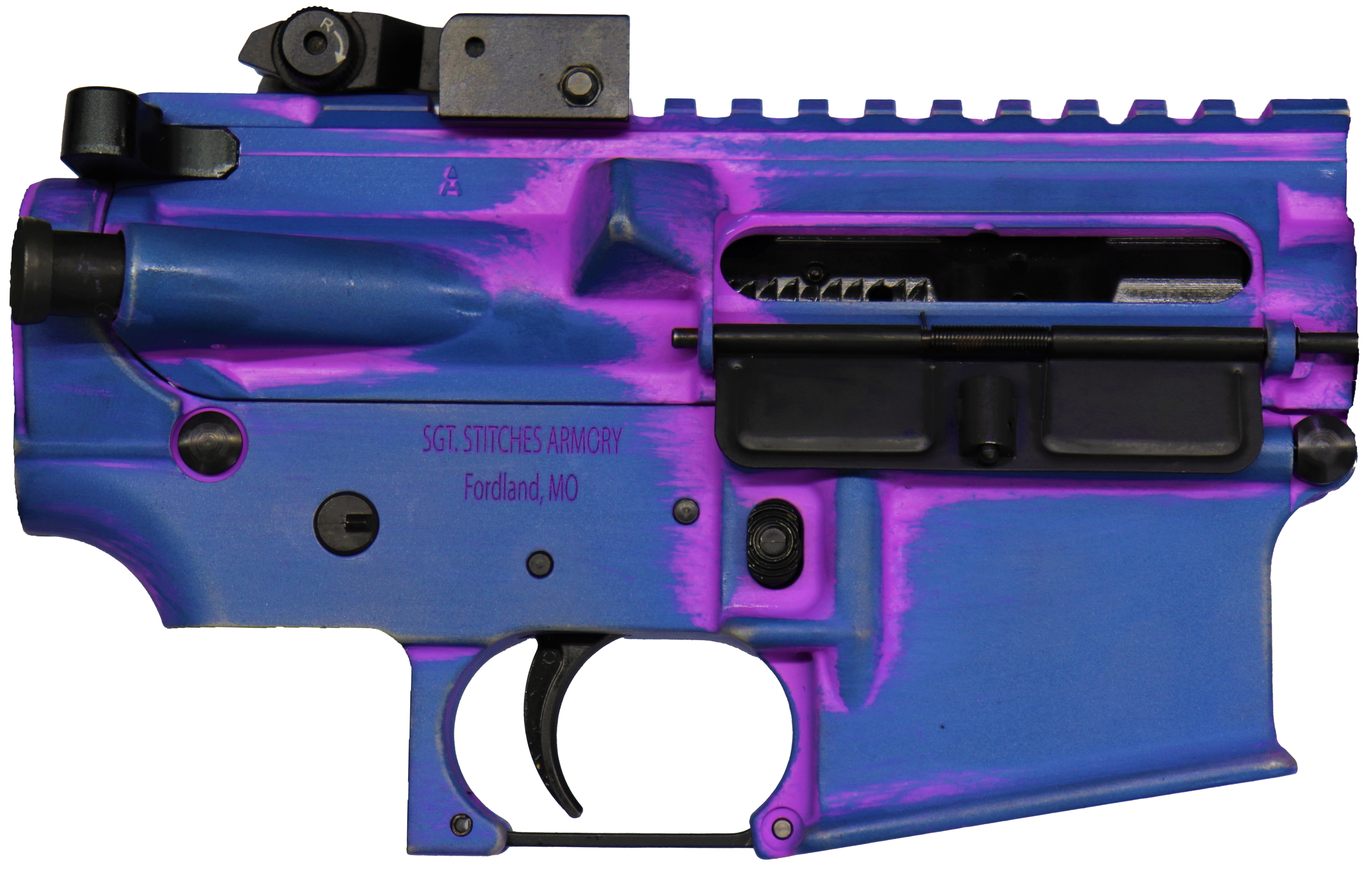 Battleworn Ar coated with Jesse James Cold War Grey and Purplexed ...