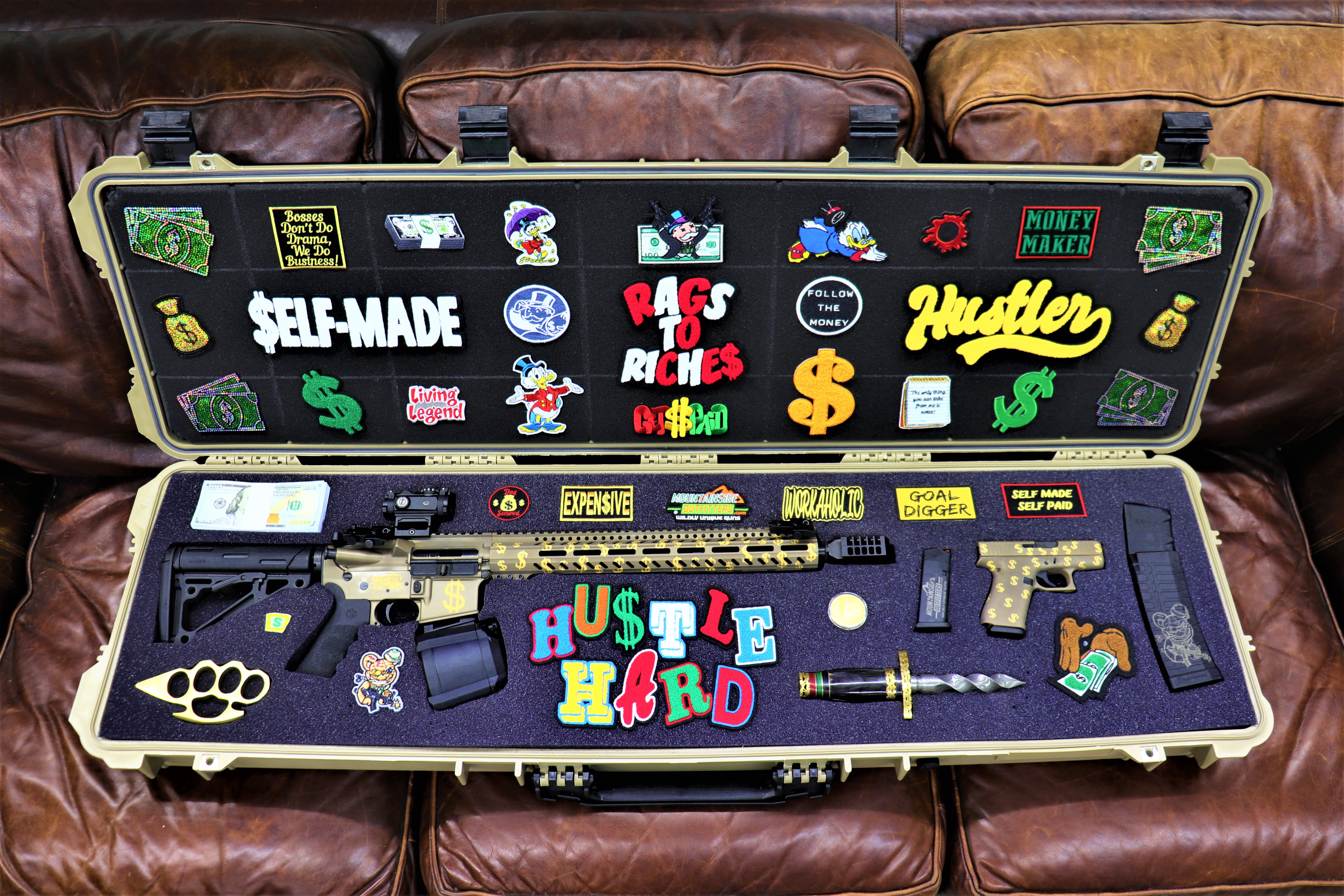 Custom H Ar and Pistol coated in H-359 and H-122 | Cerakote