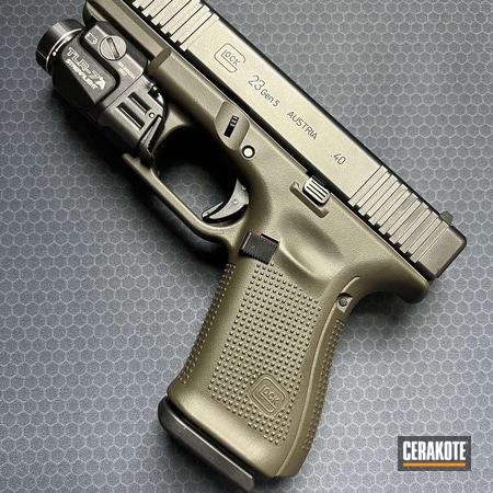 Powder Coating: Glock,S.H.O.T,Pistol,Glock 23,MAGPUL® O.D. GREEN H-232