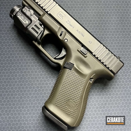 Powder Coating: Glock,S.H.O.T,Pistol,Glock 23,MAGPUL® O.D. GREEN H-232