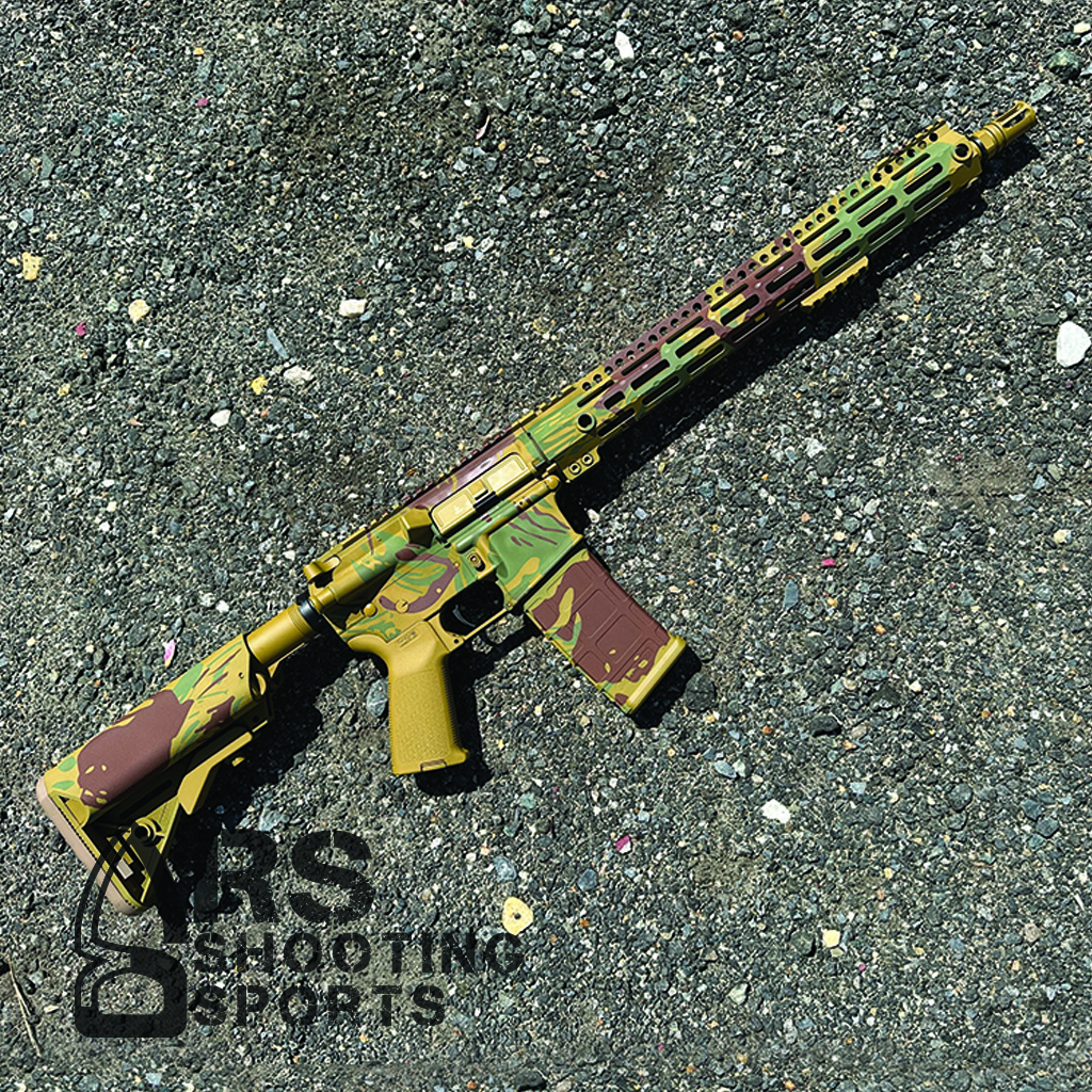 Rhodesian Brushstroke AR-15 | Cerakote