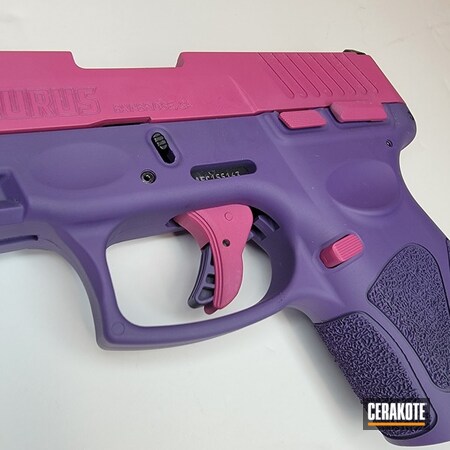 Powder Coating: S.H.O.T,SIG™ PINK H-224,Pistol,Bright Purple H-217,Taurus