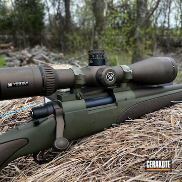 Cerakoted Midnight Bronze, Sniper Green And Micro Slick Dry Film Lubricant Coating (oven Cure) Remington 700
