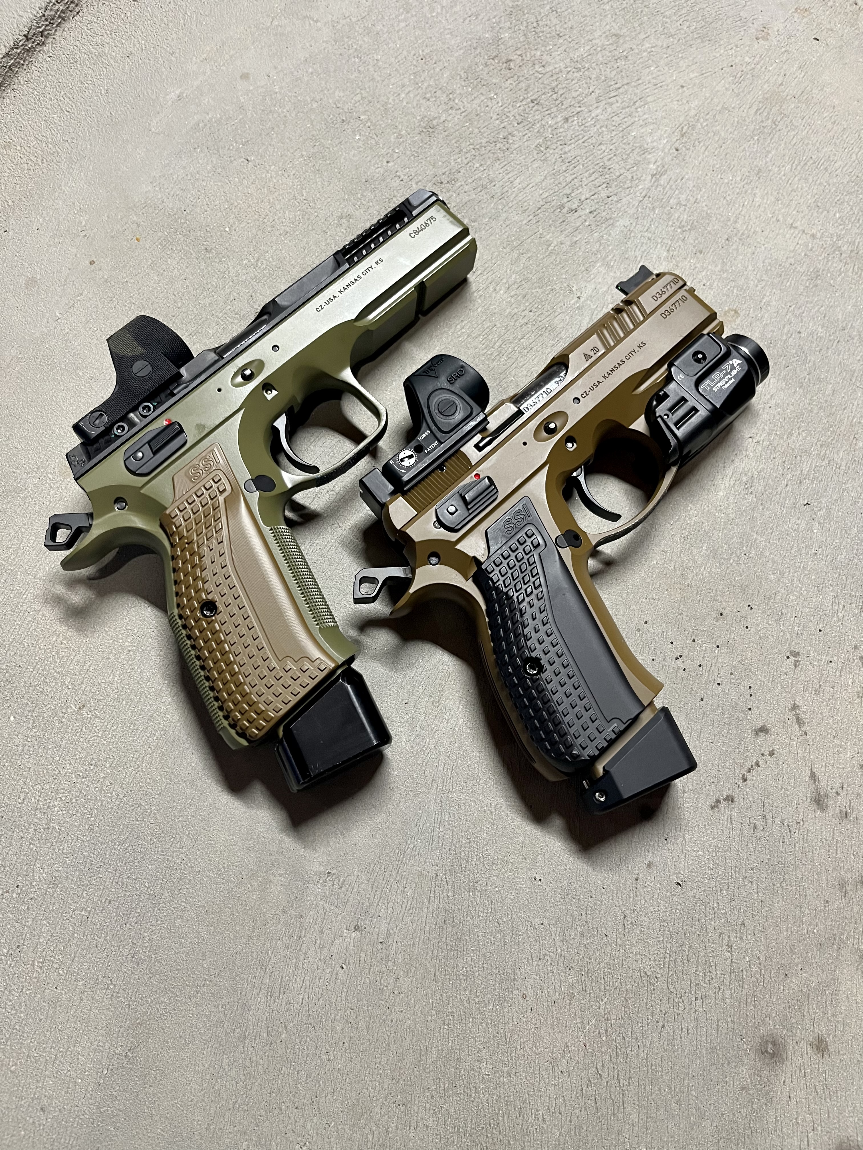Valor Riflewerks CZ Pistols finished with H-189, H-30118, H-146 and H-8000 | Cerakote