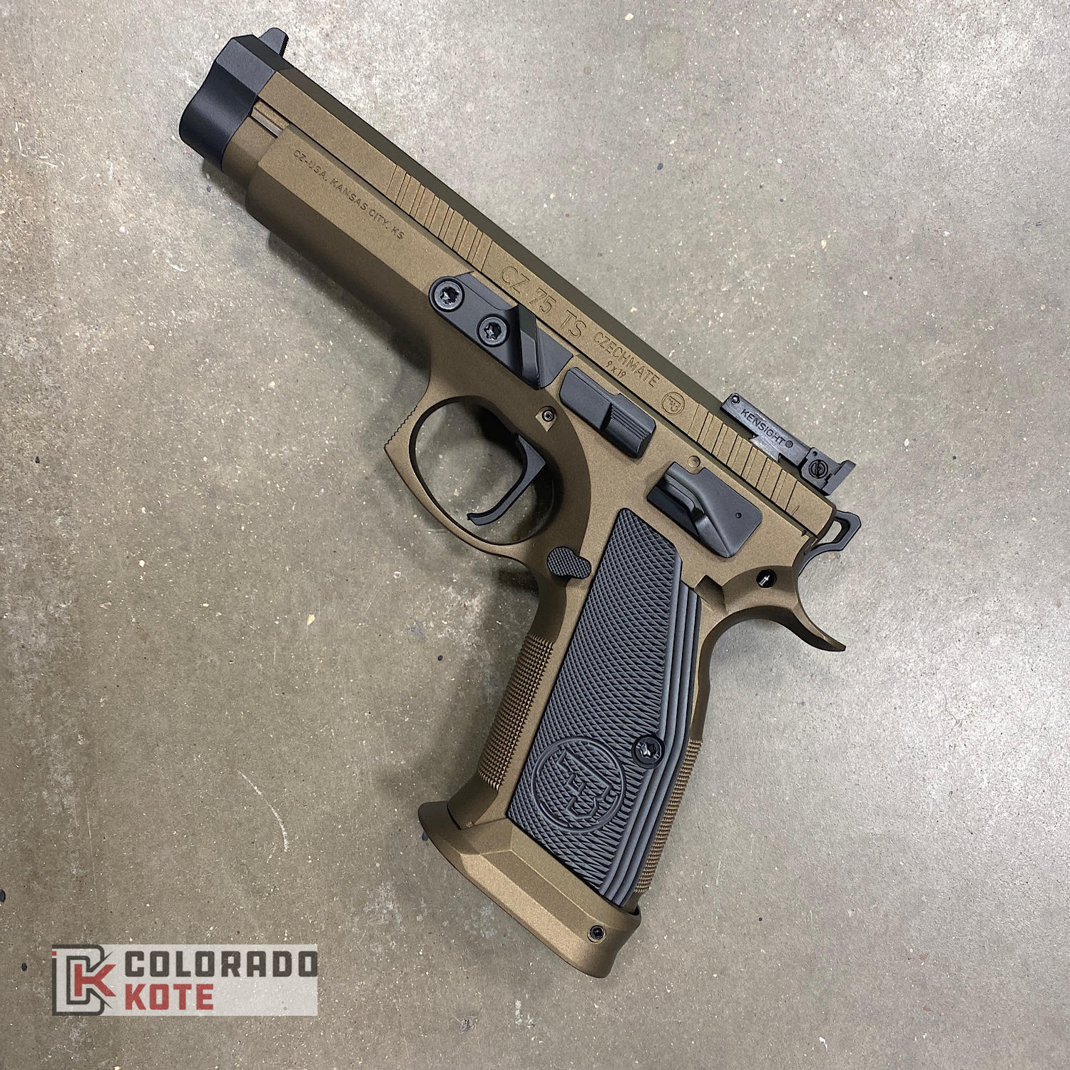 Cerakote CZ Tactical Sport Custom Pistol | Cerakote