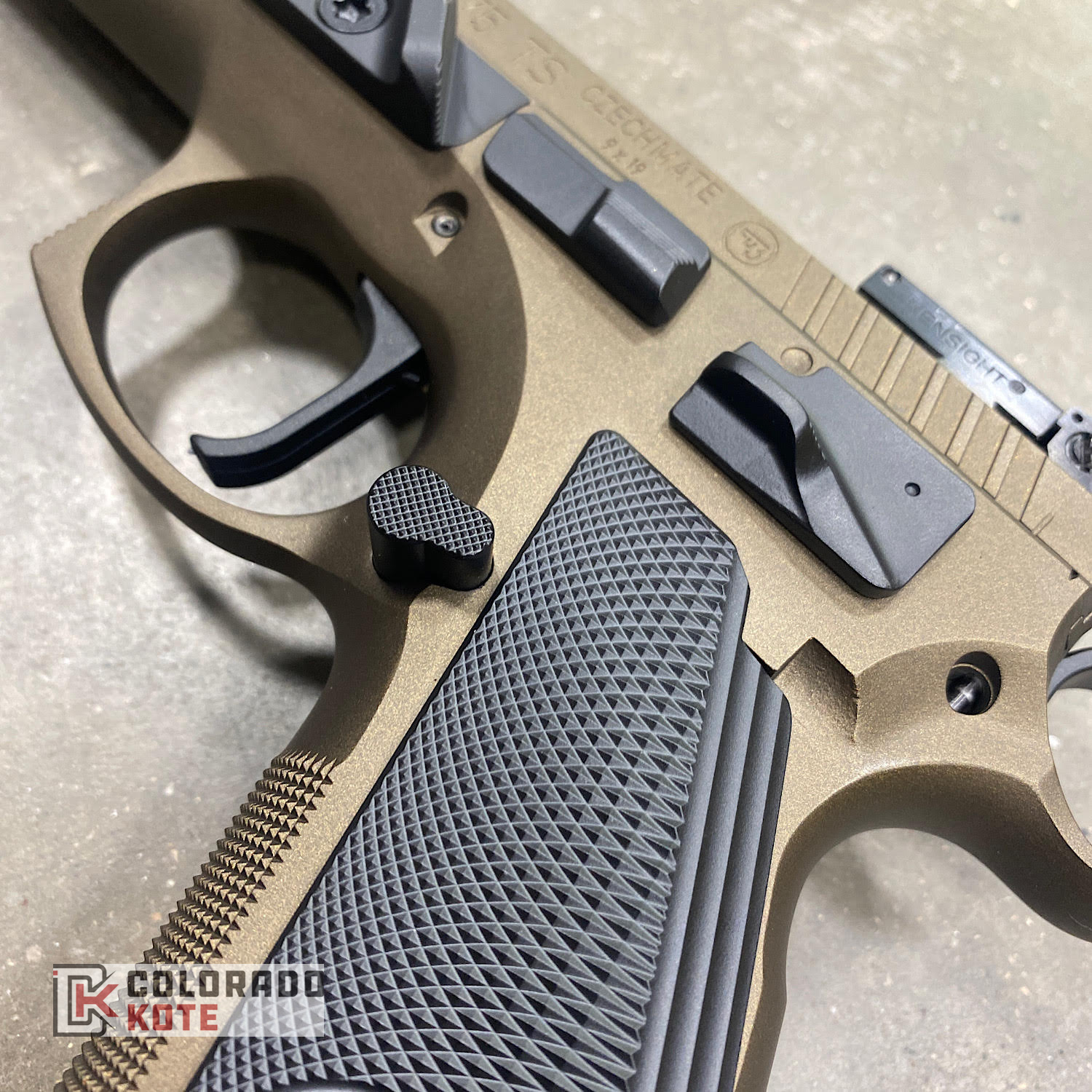 Cerakote CZ Tactical Sport Custom Pistol | Cerakote