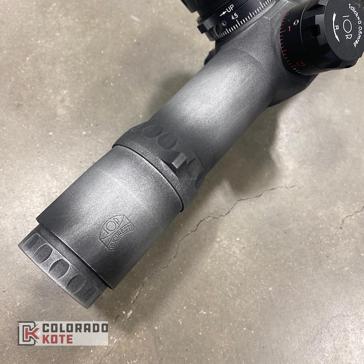Valdada Scope in Distressed H-151 Satin Aluminum and H-146 Graphite ...
