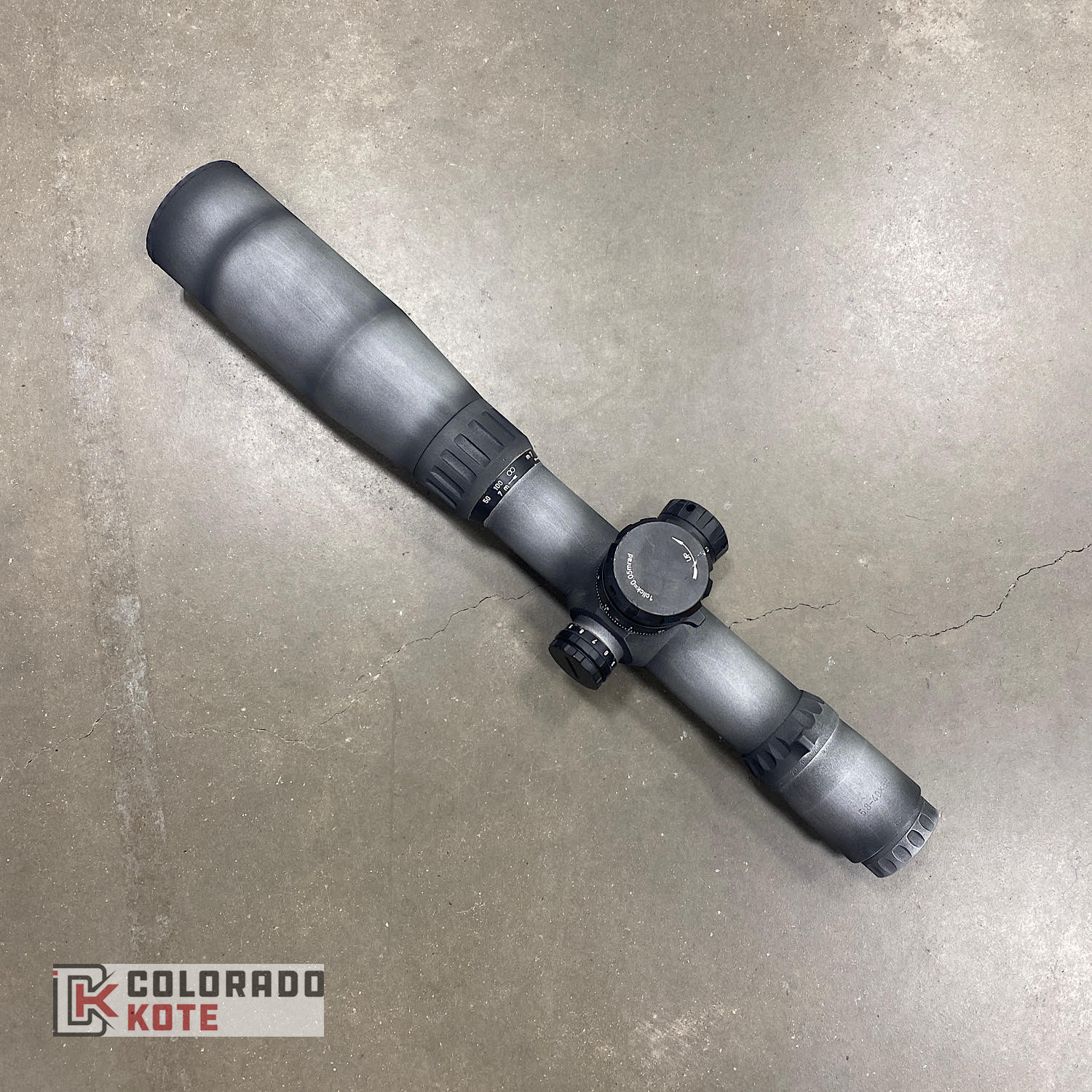 Valdada Scope in Distressed H-151 Satin Aluminum and H-146 Graphite ...