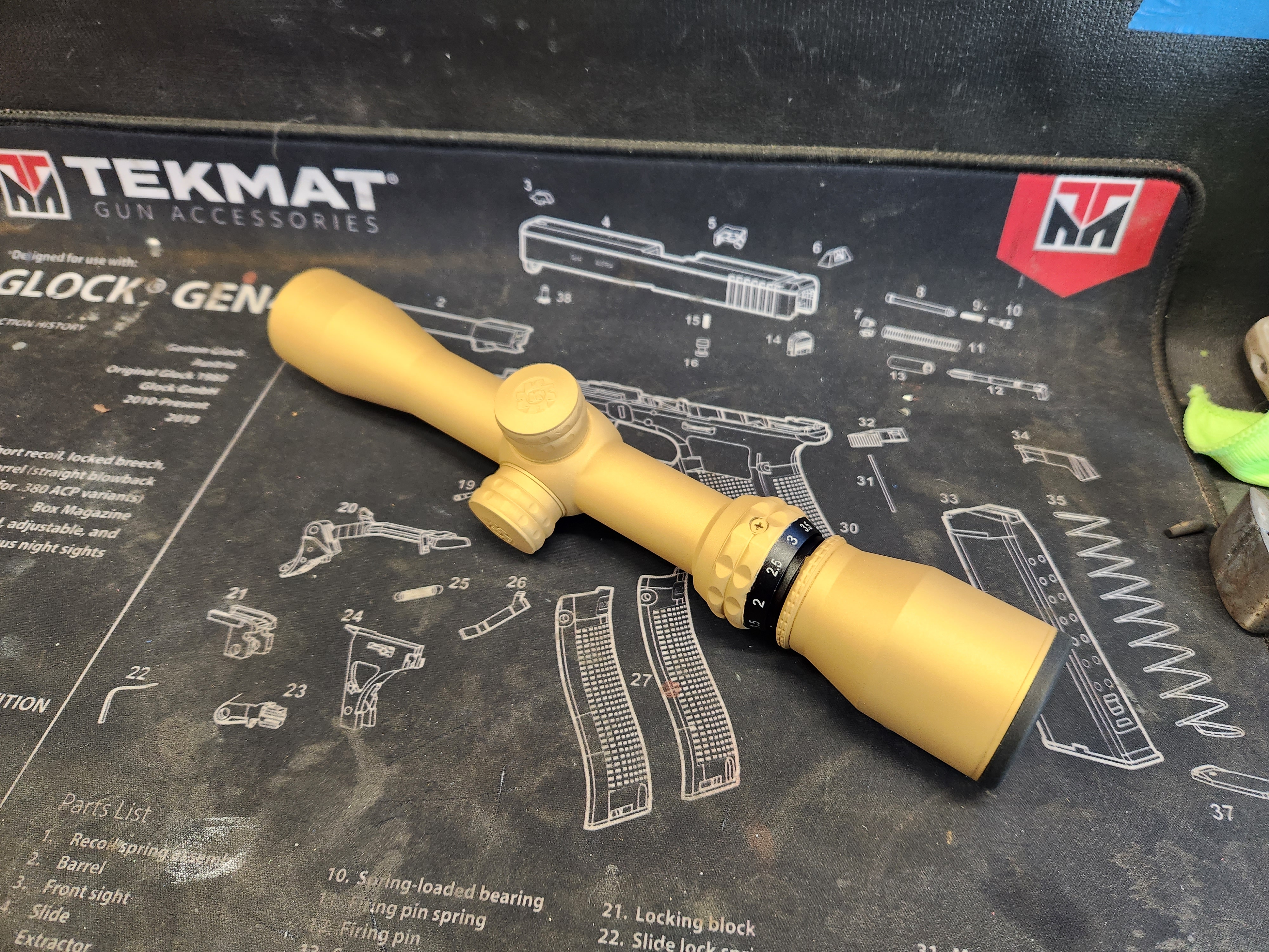Golden Scope for a Golden Boy | Cerakote