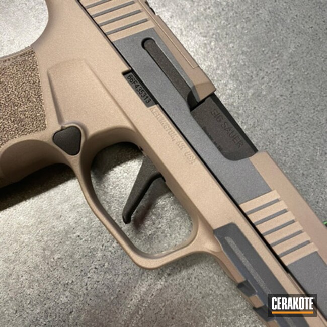 Cerakoted Sig Sauer P365 In H-157, H-295 And H-327