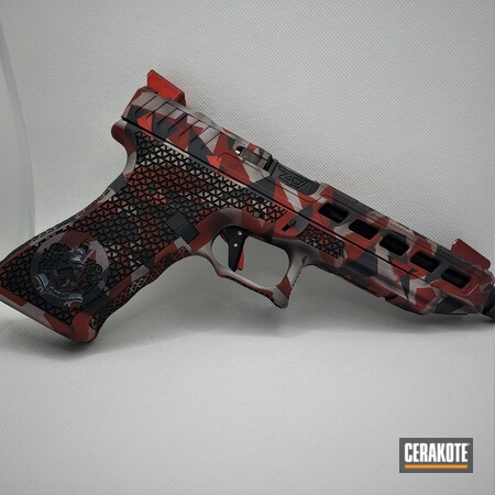 Powder Coating: Laser Engrave,S.H.O.T,Gold H-122,HIGH GLOSS ARMOR CLEAR H-300,Sniper Grey H-234,FIREHOUSE RED H-216,Laser,Splinter Camo,Graphite Black H-146,Glock,Stone Grey H-262,Snow White H-136,Crushed Silver H-255,Sniper Green H-229,Laser Stippled