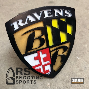 Ravens Themed Hitch Cover