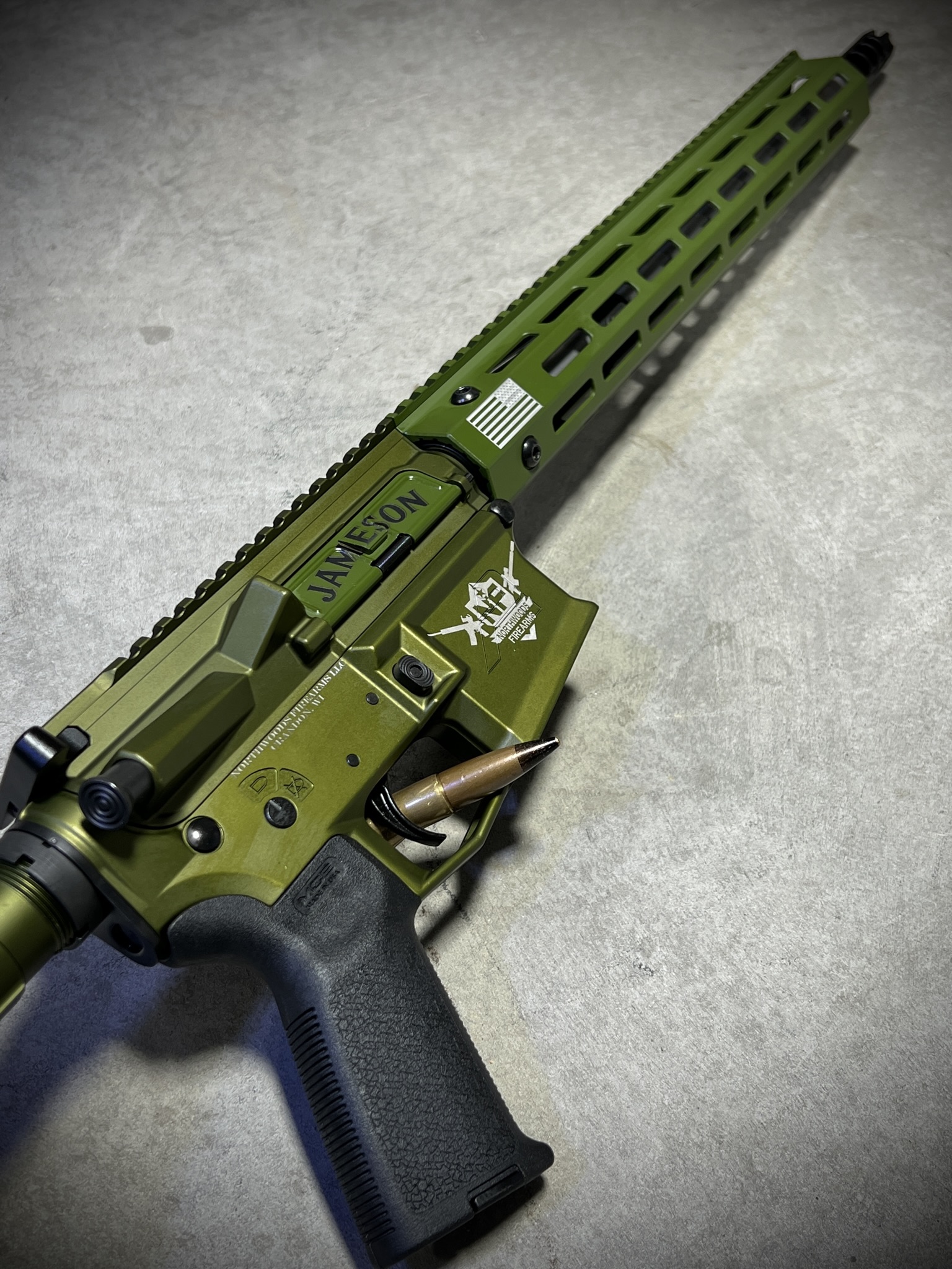 M4 Rifle Green Green Jameson M4 | Cerakote