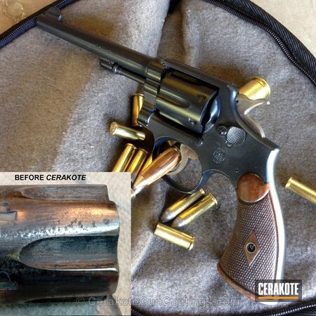 Powder Coating: Smith & Wesson,SOCOM BLUE  H-245,Revolver