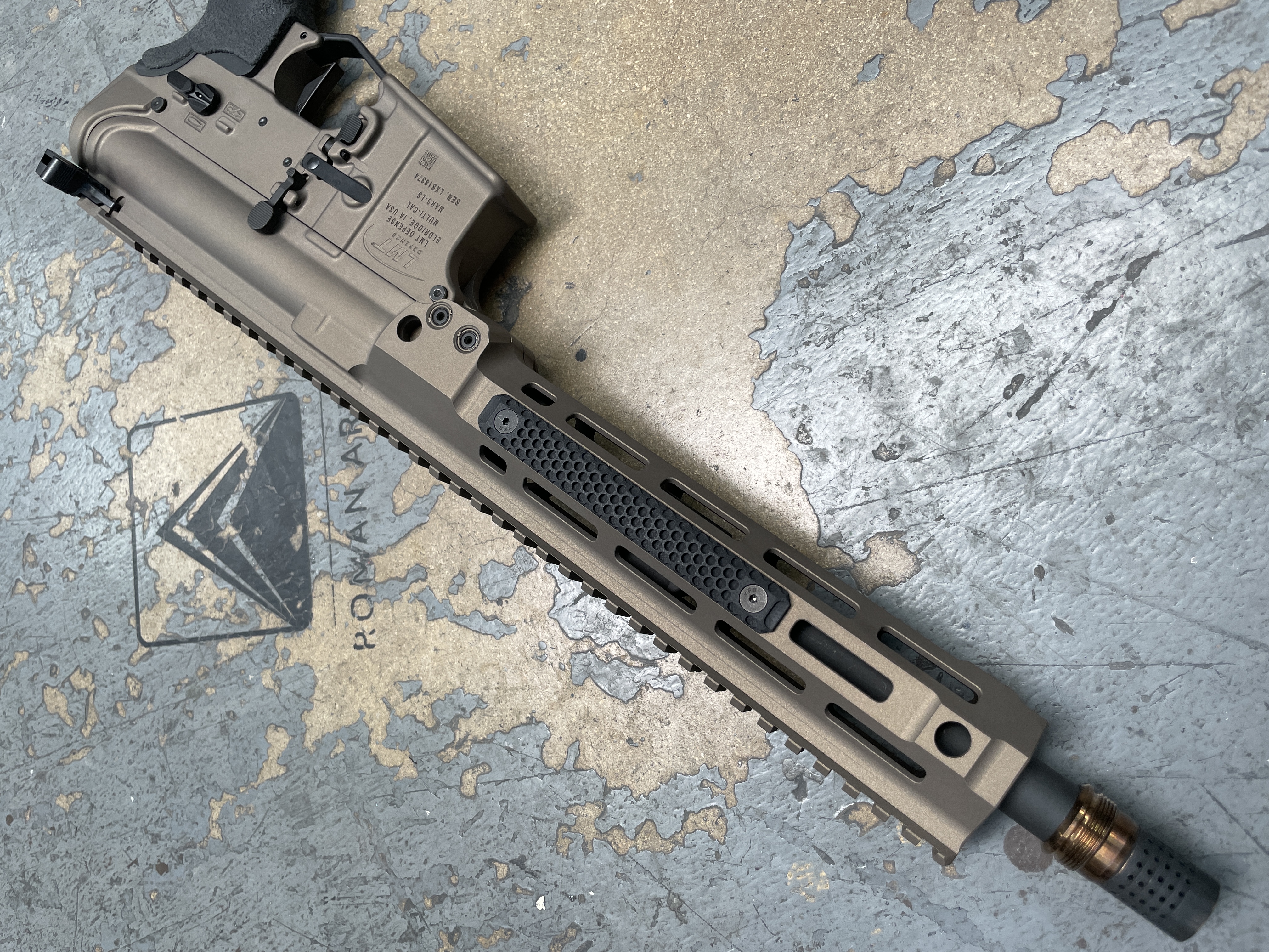 Ar Rifle done in Smoked Bronze | Cerakote