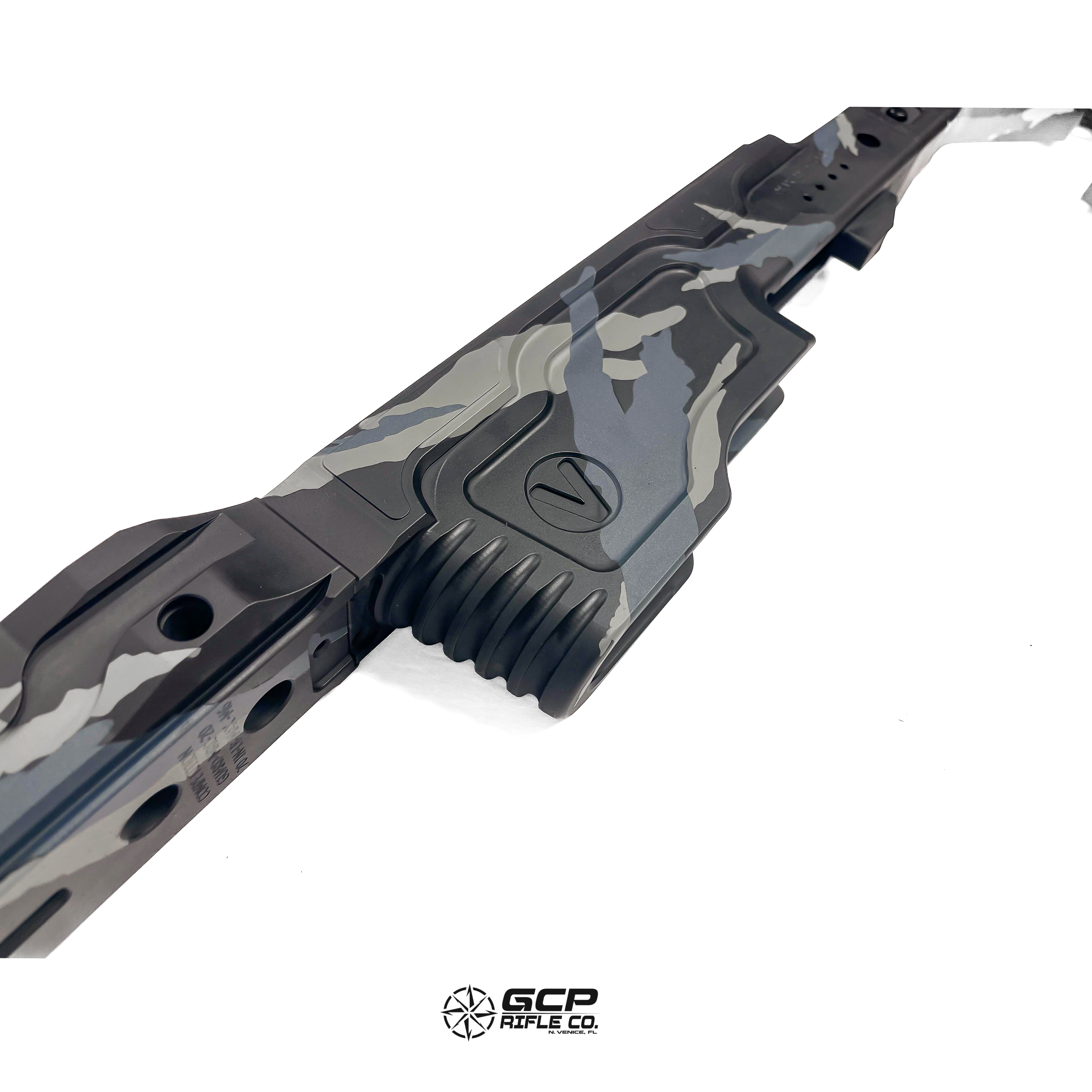 Urban camo on Sig Vision Chassis for Sig SSG/STR rifle | Cerakote