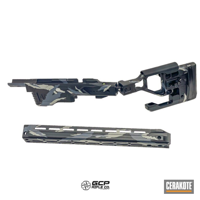 Urban Camo On Sig Vision Chassis For Sig Ssg/str Rifle