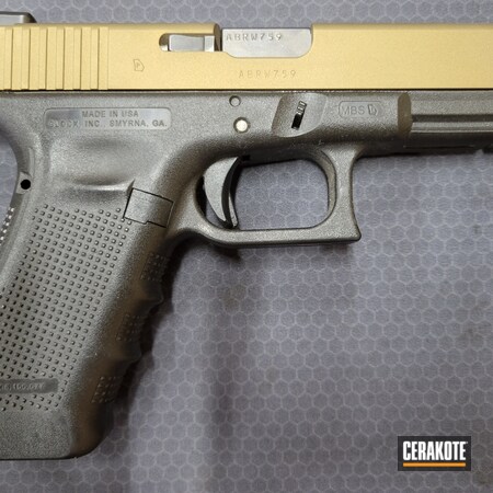Powder Coating: Glock,S.H.O.T,Burnt Bronze H-148,Glock 22