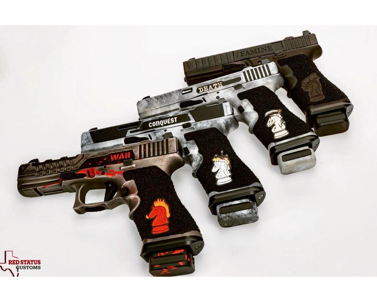 Charizard Glock Custom Four Horsemen of the Apocalypse Glock Set | Cerakote