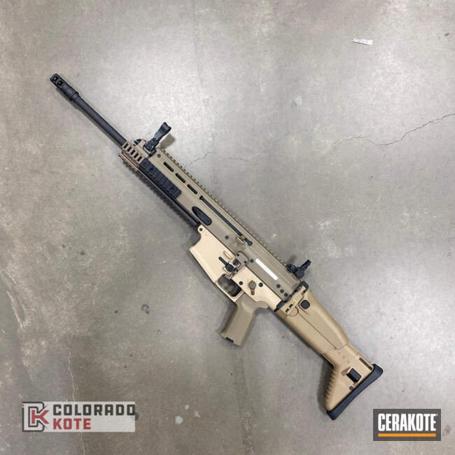 Cerakoted Benelli® Sand And Magpul® Flat Dark Earth Tactical Rifle