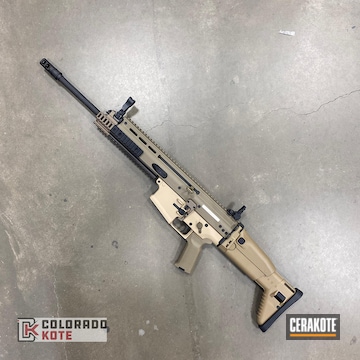 Cerakoted Benelli® Sand And Magpul® Flat Dark Earth Tactical Rifle