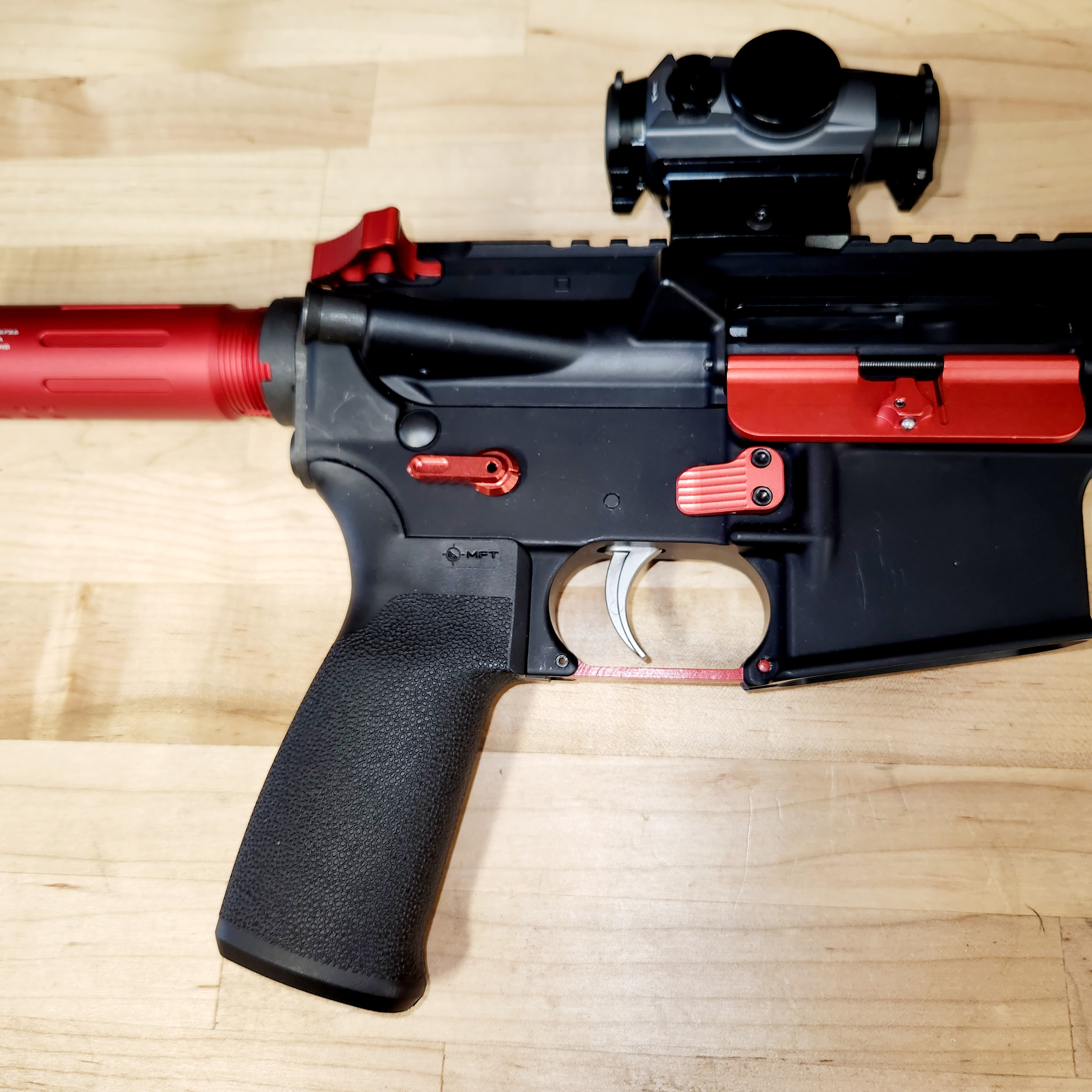 Ceramic Rifles AR Rifle coated with Fx-101, H-167, Mc-161 and H-301 | Cerakote