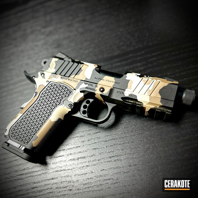 Camo 1911 Pistol Cerakote