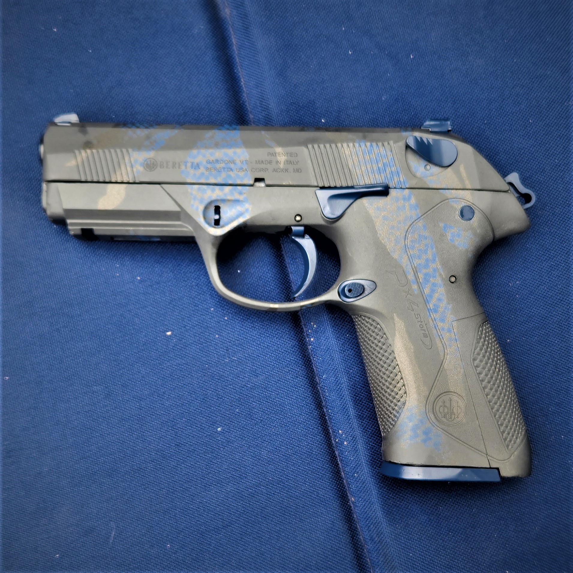 Cool Blue Raptor Rip Camo | Cerakote