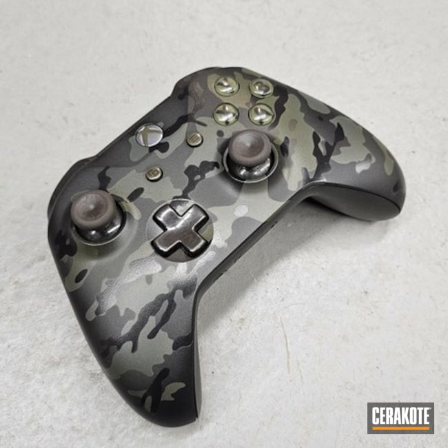 Camo Black Xbox Controller 