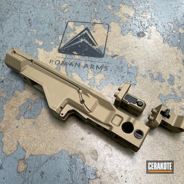 Cerakoted Titanium, Coyote Tan, Gold And Fde Lower Receiver