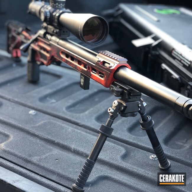 Cerakoted: S.H.O.T,Custom Mix,Bolt Action Rifle,twisted precision,Bolt Action,Custom Color,Curtis Custom,USMC Red H-167,Custom Blend,MPA Chassis,Precision Rifle,Graphite Black H-146,Sage Precision,custo,Hunter Orange H-128,Rifle Chassis