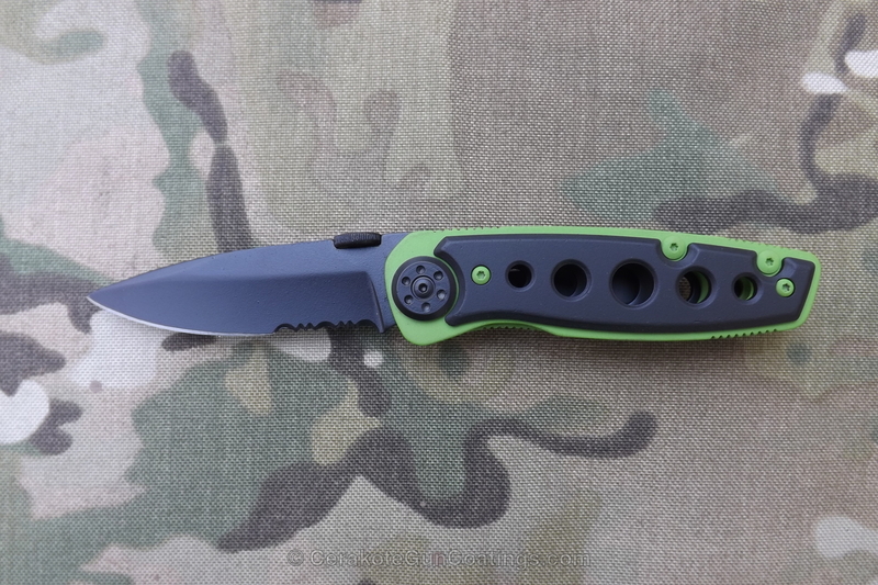 H-168 Zombie Green with H-146 Graphite Black by Joe Larson | Cerakote