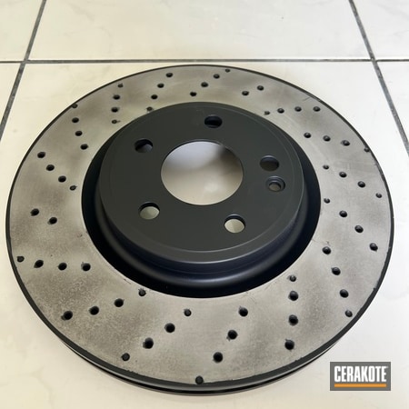 Powder Coating: Disc Brakes,CERAKOTE GLACIER BLACK C-7600,Automotive