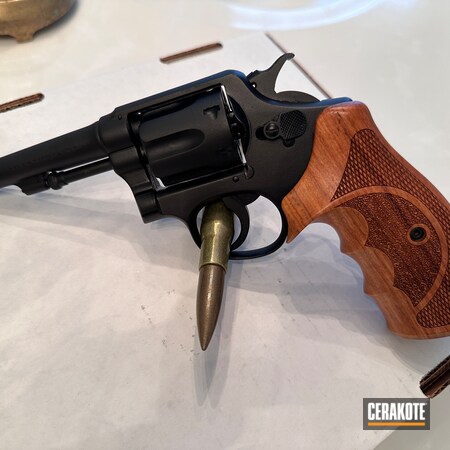 Powder Coating: Smith & Wesson,S.H.O.T,Revolver,Midnight Blue H-238,38 Special