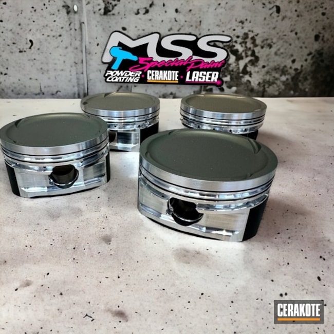 Cerakoted Micro Slick Dry Film Lubricant Coating (oven Cure) And Piston Coat (oven Cure) Pistons