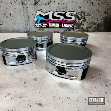 Cerakoted Micro Slick Dry Film Lubricant Coating (oven Cure) And Piston Coat (oven Cure) Pistons