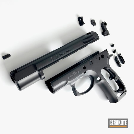 Powder Coating: Graphite Black H-146,CZ Shadow 2,S.H.O.T,Handguns,CZ 75,CZ,Restoration