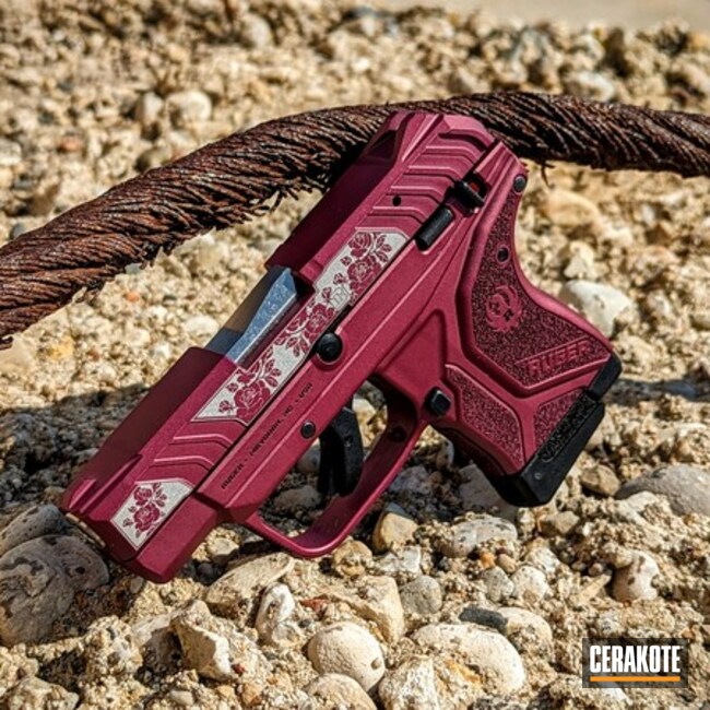 Floral Black Cherry Ruger LCP II Lite