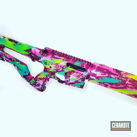 Powder Coating: Crazy Camo,Can Cannon,Splatter,Riptile Camo,SIG™ PINK H-224,BLACK CHERRY H-319,Rooftop Arms,PARAKEET GREEN H-331,AZTEC TEAL H-349,Grit City Cerakote