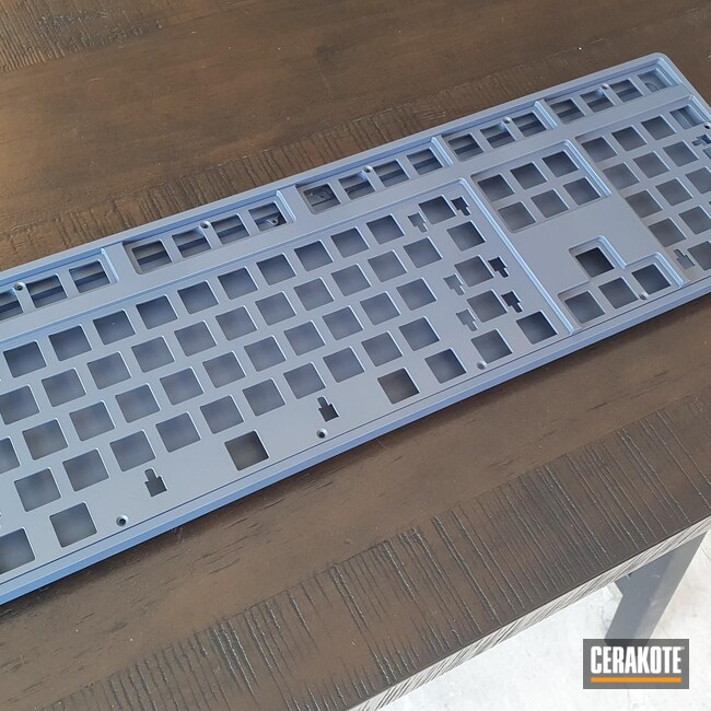 Cerakoted: Mechanical Mods,NORTHERN LIGHTS H-315,Keyboard,Mechanical Keyboard,Blue Titanium H-185
