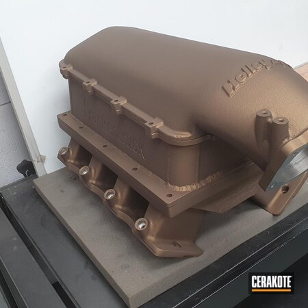 Powder Coating: Intake Manifold,Manifold,Automotive,Burnt Bronze H-148