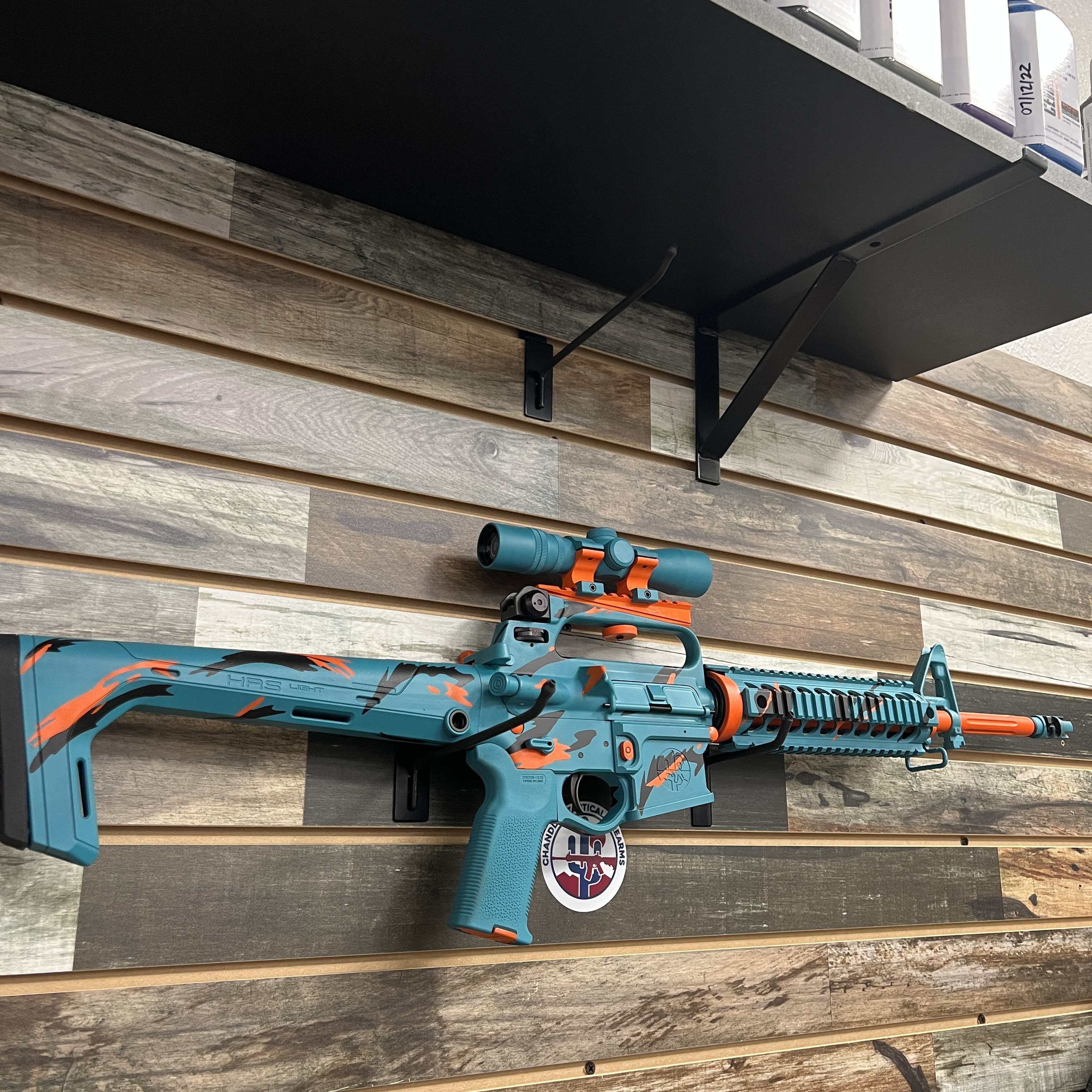 Custom Raging Hunter Cerekote Cerakote Miami Vice Theme Ar | Cerakote