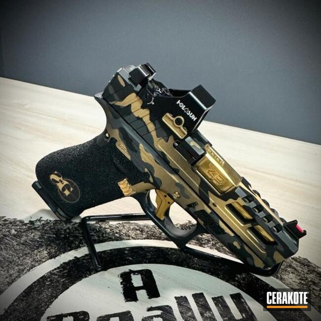 Gold Camo And Full Stippling