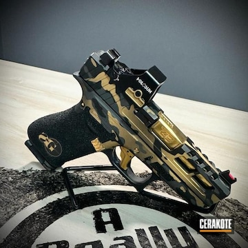 Gold Camo And Full Stippling