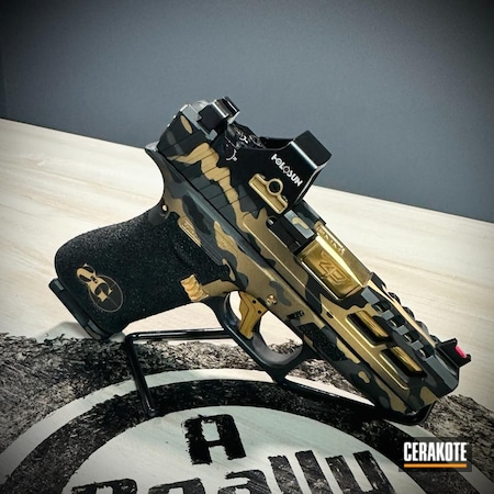 Powder Coating: Gold V-172,Glock,SPRINGFIELD® GREY H-304,S.H.O.T,Gold,Armor Black H-190,Camo,Custom Camo