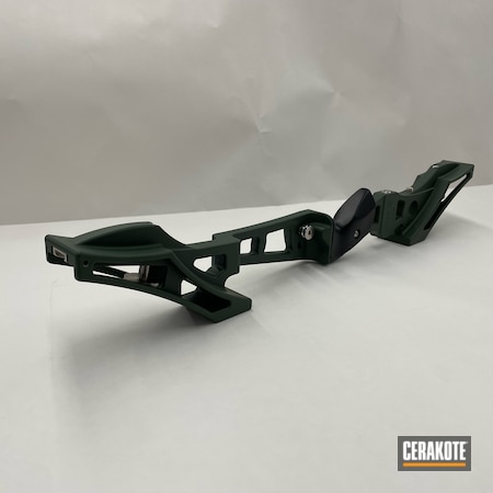 Powder Coating: Bow Risers,JESSE JAMES EASTERN FRONT GREEN  H-400,Bows,Bow