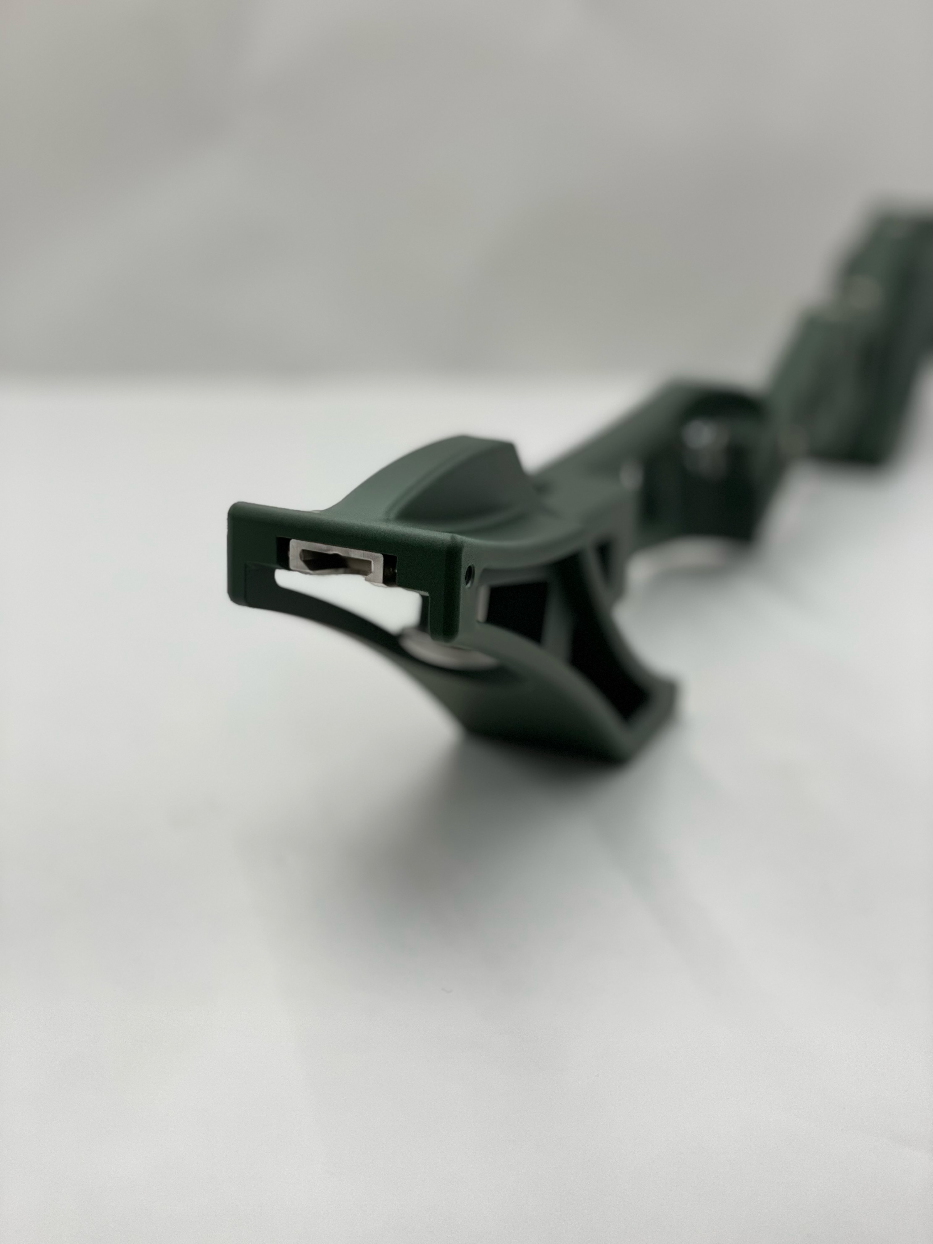 Bow Riser coated in Jesse James Eastern Front Green | Cerakote