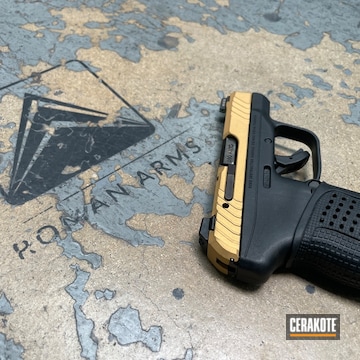 Cerakoted Gold Custom Pistol